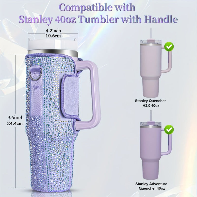 Wholesale 40oz Ice Cup Tumbler Car Insulated Portable Bottle Neoprene Cup Cover